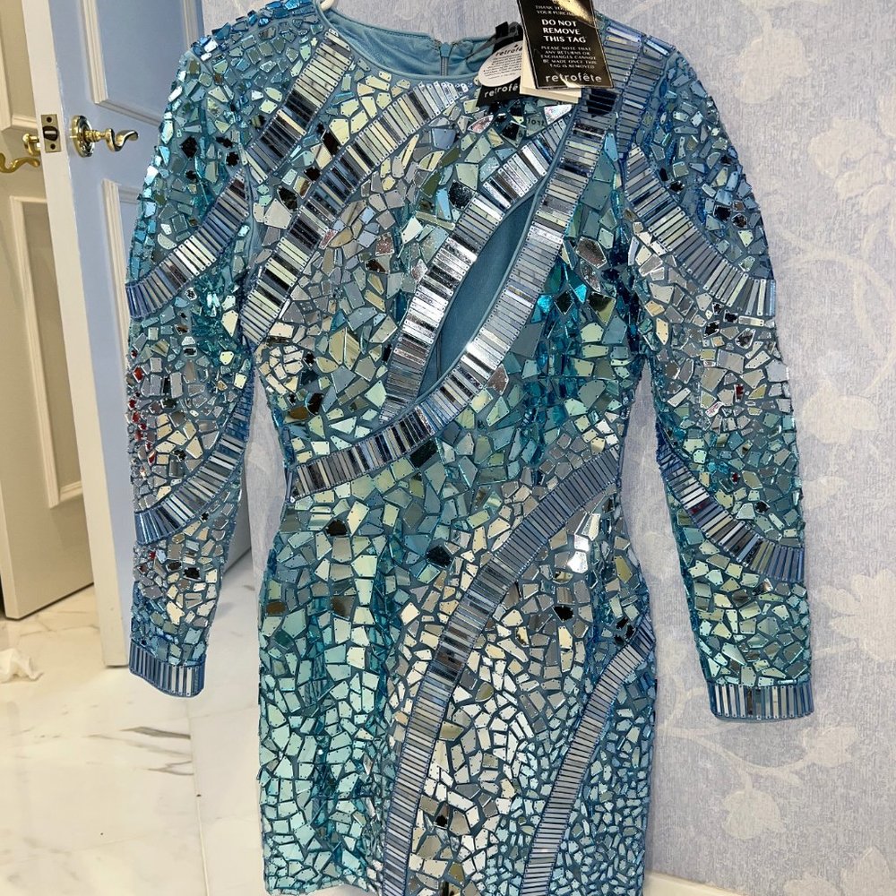 Retrofête-Kia Mirrored Mini Dress- NWT-Sold Out!